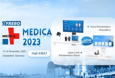 Новые реабилитационные роботы Syrebo дебютируют на выставке MEDICA 2023